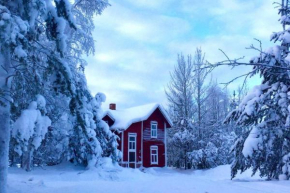 Huwikumpula 1830's wooden house in Lapland in Kittilä